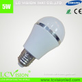 5W LED Lighting /Samsung LED Bulb/ 100~240VAC/2-year warranty